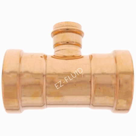 Ez-Fluid 3 x 2 x 2 P x P x P COPPER PRESS XL TEE REDUCER EZPT174